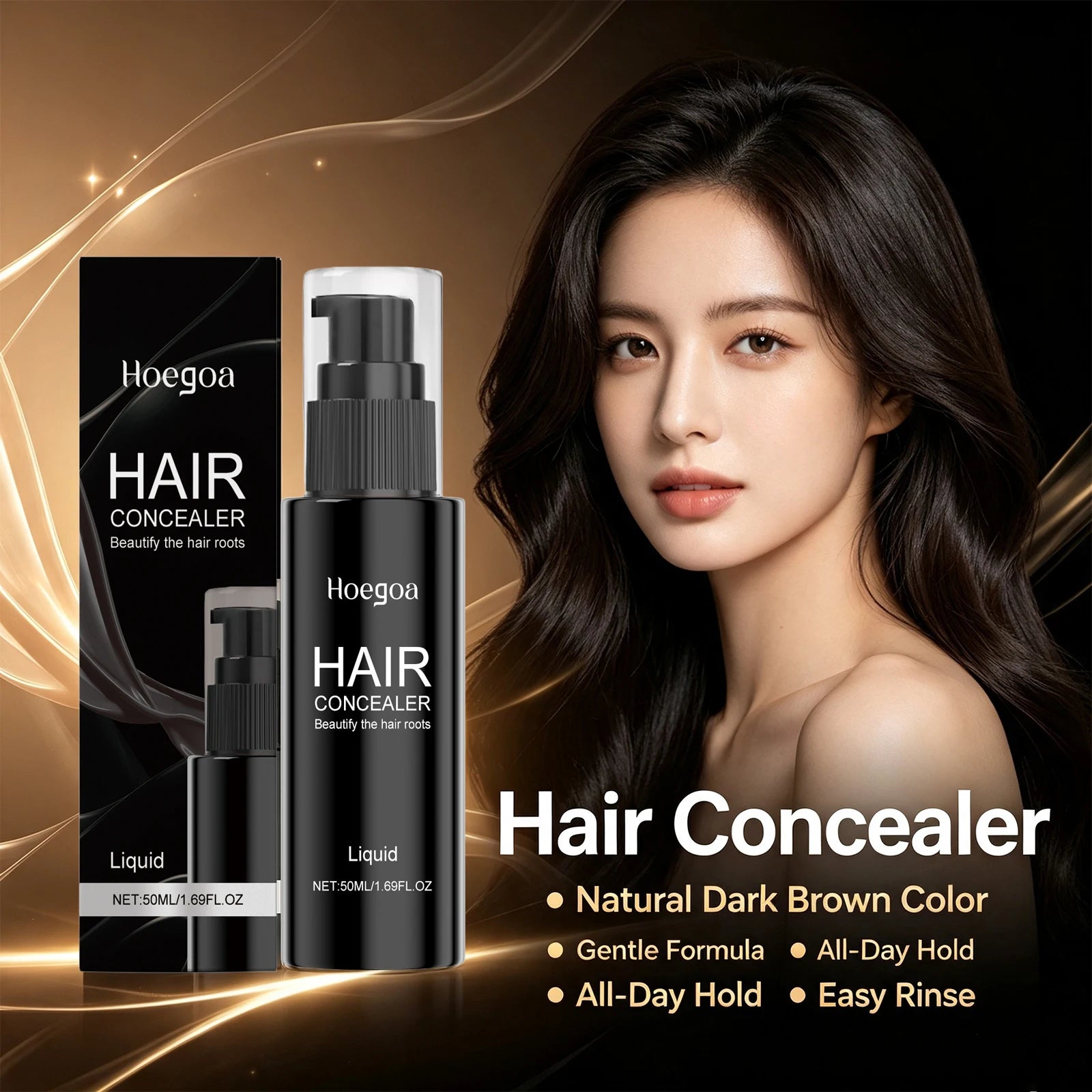Instant Hair Concealer and Root Cover Up for Thicker Fuller Looking Hair - 5