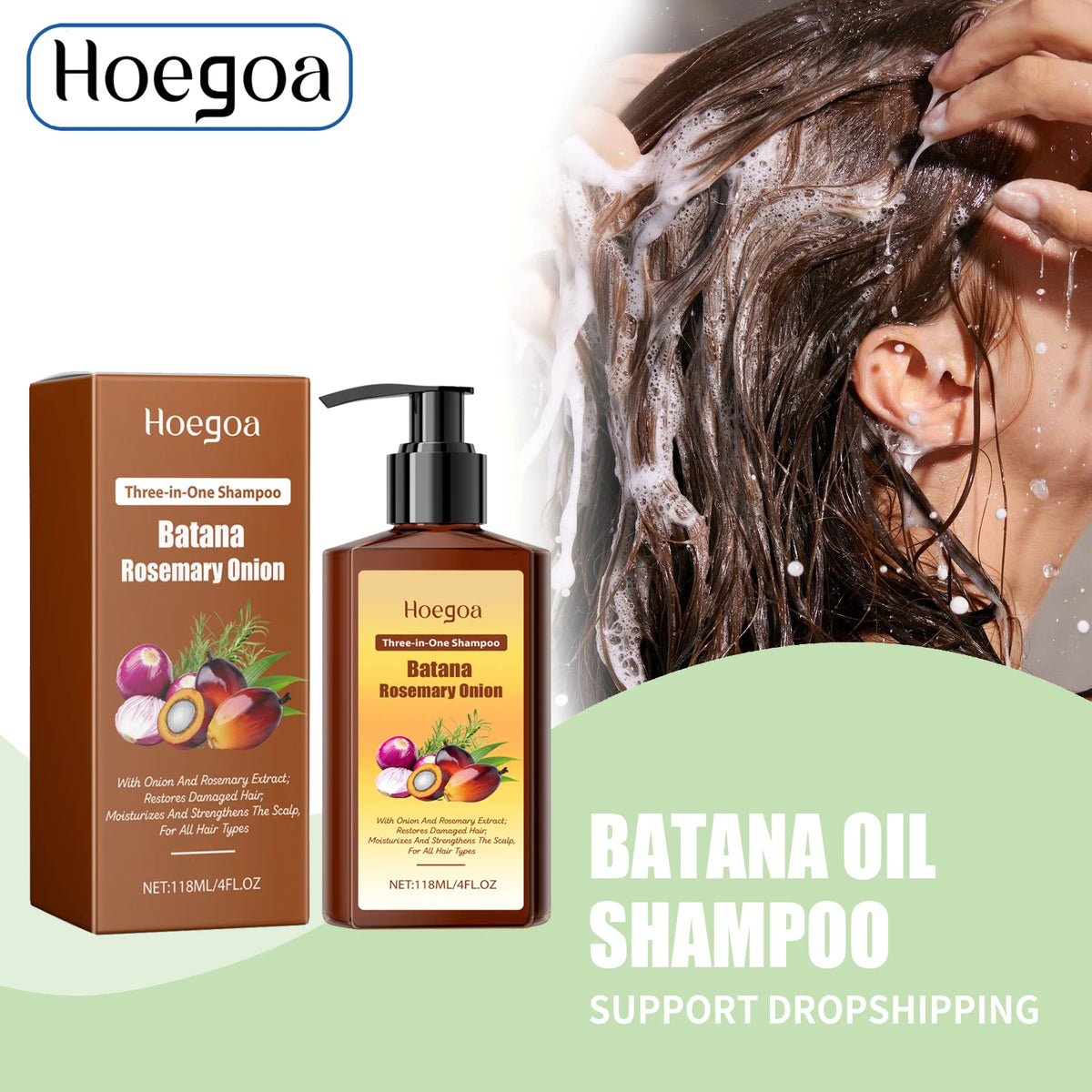 Hair Growth and Scalp Repair Shampoo for Damaged or Thinning Hair