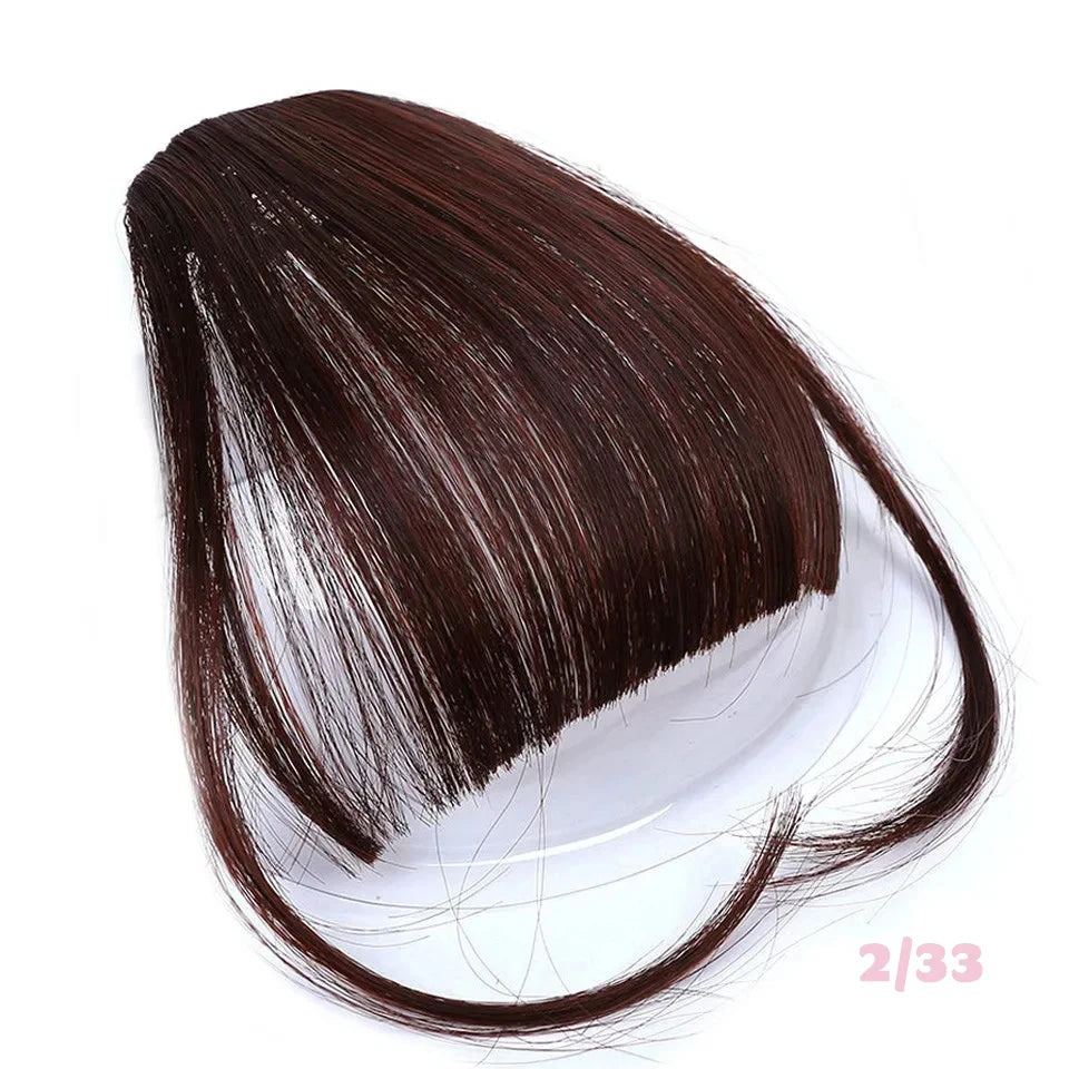 Clip In Air Bangs for Natural Hair Volumizing and Face Framing - 34