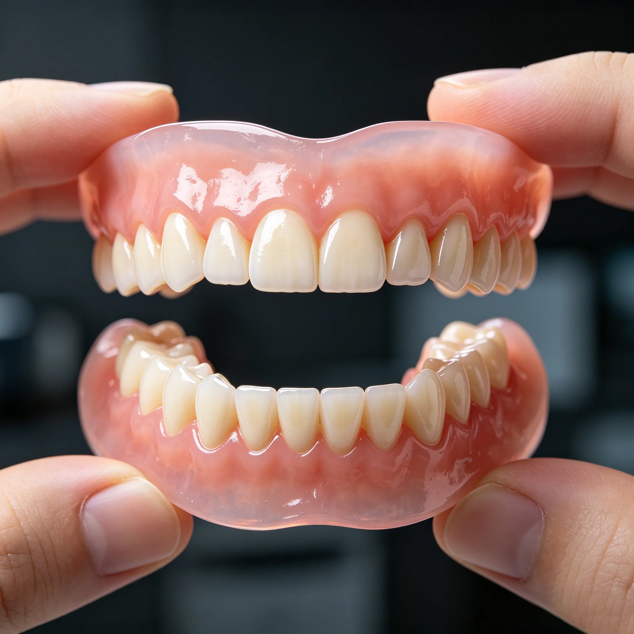Comfort Fit Natural Smile Dentures for Upper and Lower Teeth - 1