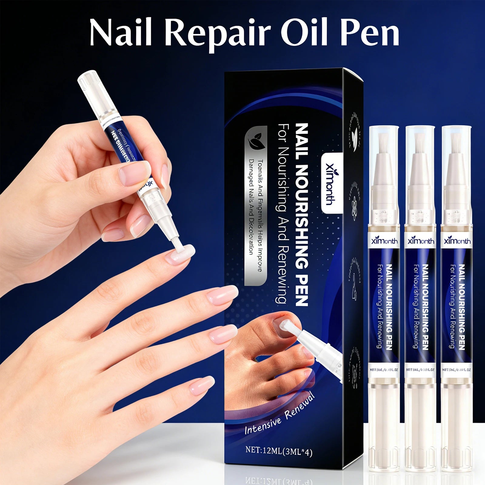 Nail Repair and Cuticle Nourishing Pen for Damaged and Brittle Nails - 9