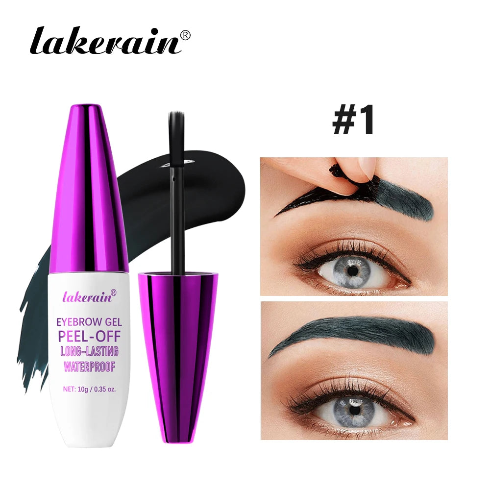 Long-Lasting Waterproof Peel-Off Eyebrow Tint Gel for Defined Brows