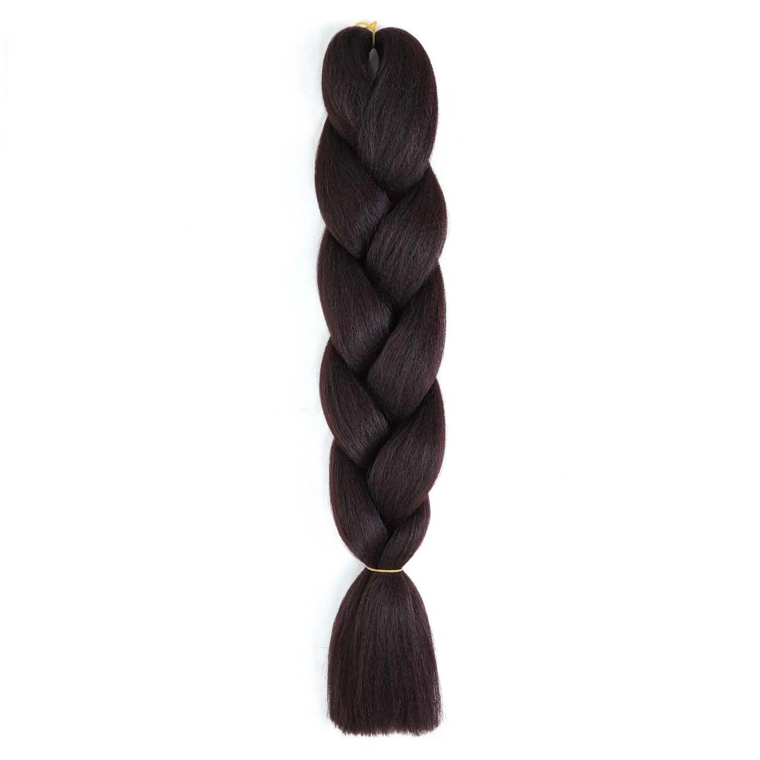 24-Inch Synthetic Purple Braiding Hair Extensions - 9