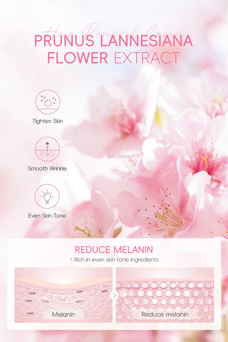 Painless Gentle Hair Removal Cream for Face and Body - 11