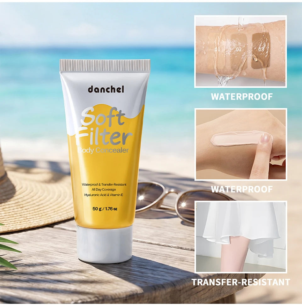 Waterproof Full Coverage Body Concealer for Scars Tattoos and Veins