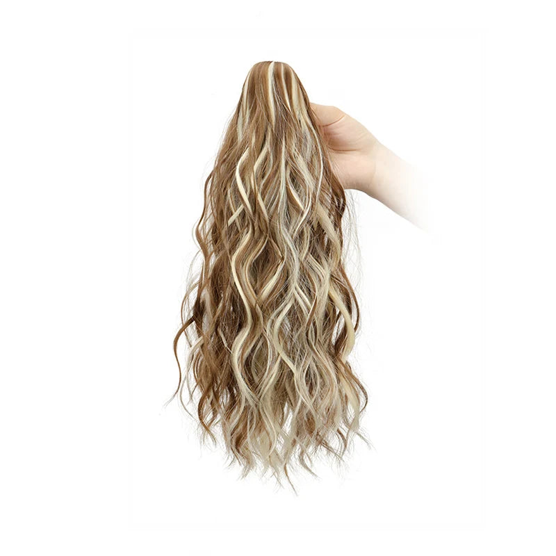 14-Inch Curly Claw Clip Ponytail Hair Extension - 12