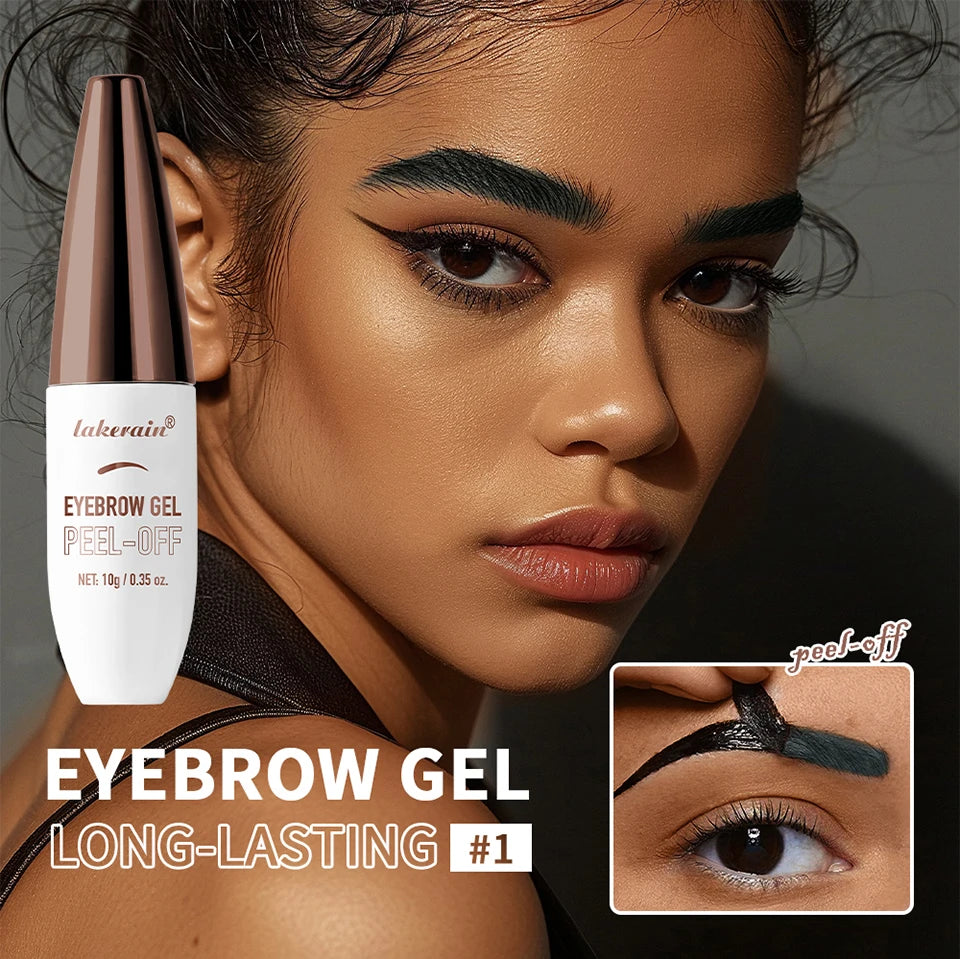 Waterproof Peel-Off Eyebrow Tint Gel for Long-Lasting Natural Brows - 9