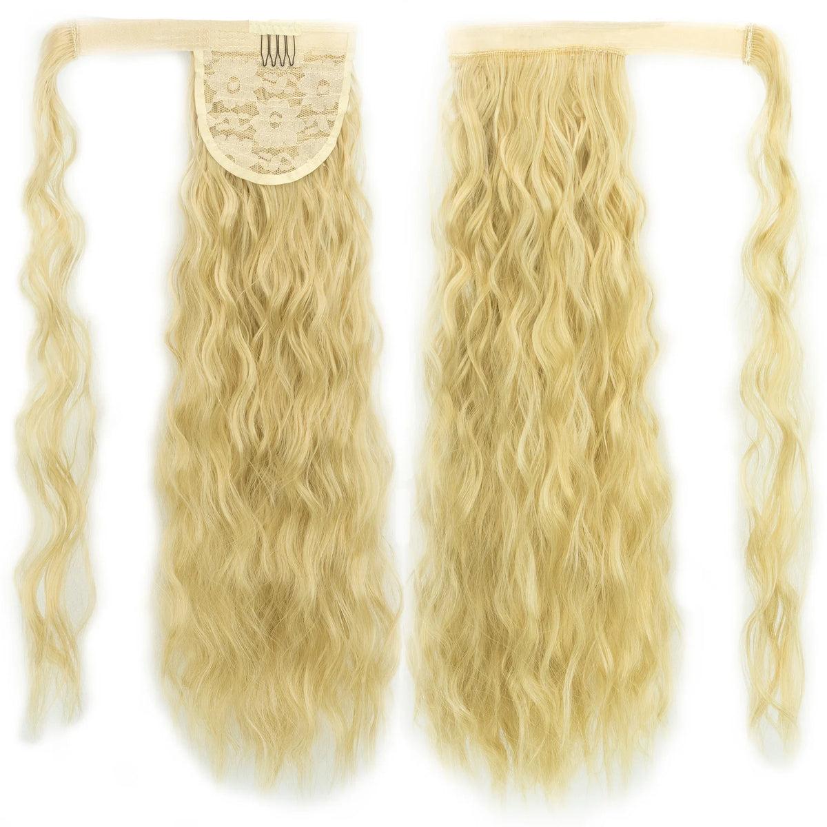 Long Kinky Curly Wrap Around Ponytail Extension for Instant Volume