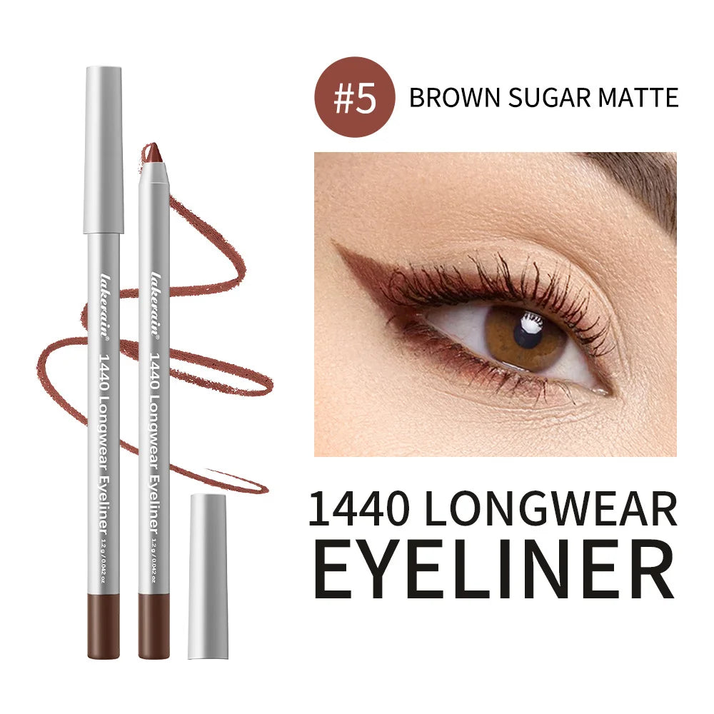 Waterproof Long-Lasting Eyeliner Pencil for Precise Smokey Eye Makeup
