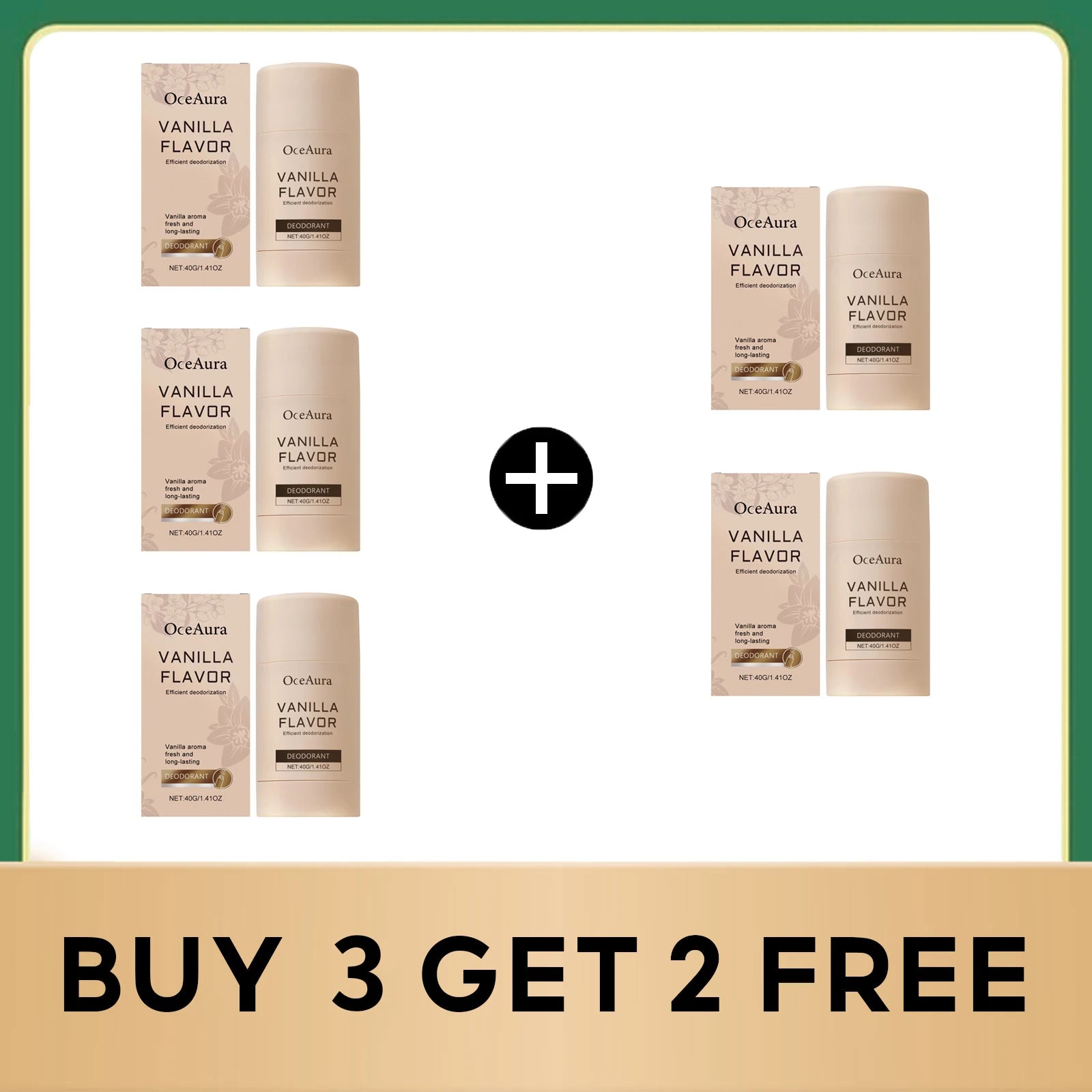 Long-Lasting Vanilla Scented Natural Deodorant Stick for Men and Women - 13