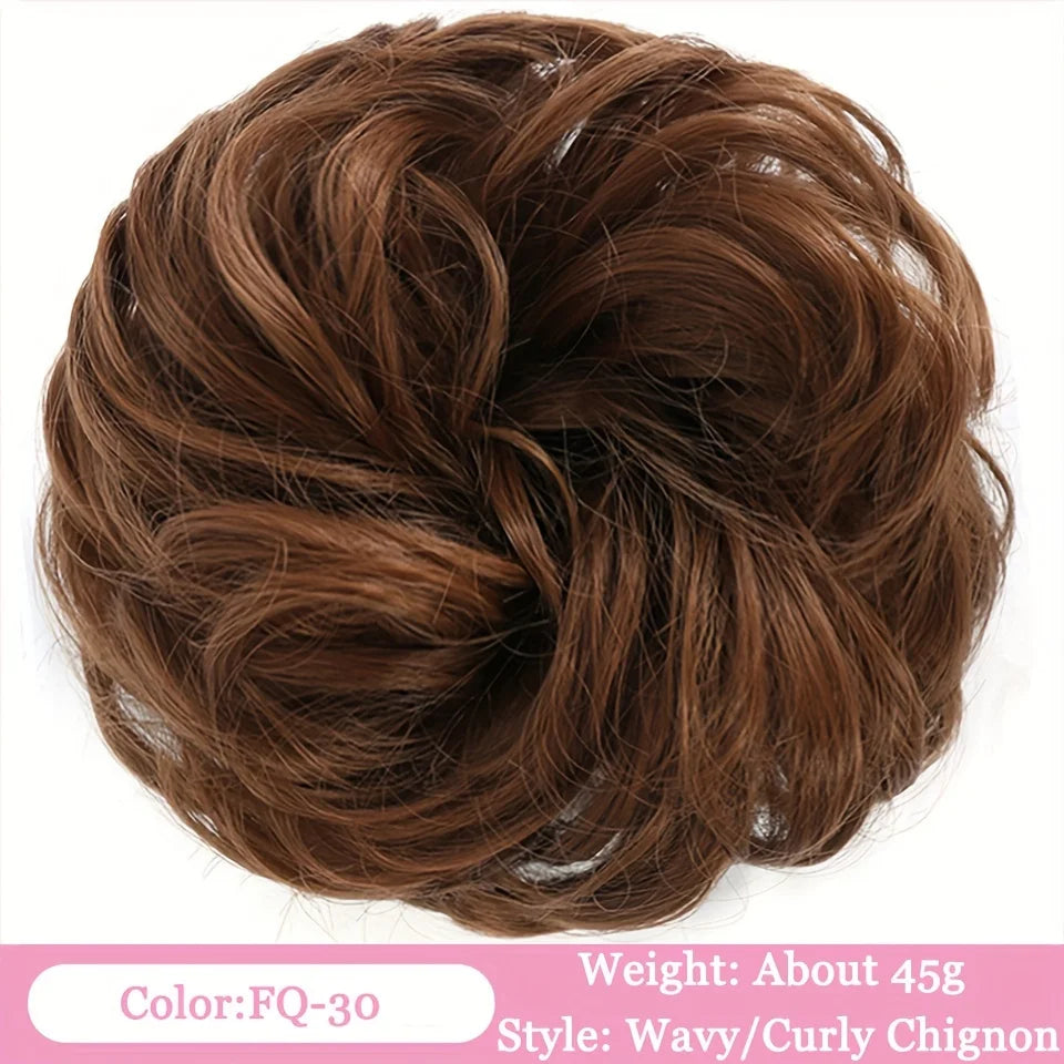 Messy Bun Hair Extension with Elastic Band - 36