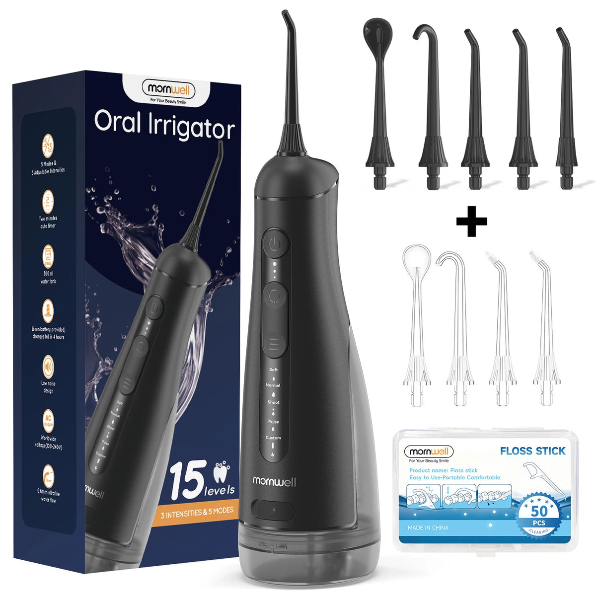 Portable Cordless Water Flosser for Deep Cleaning and Gum Health