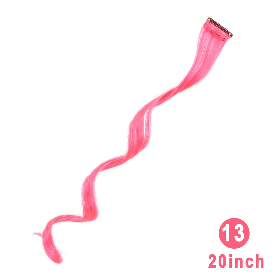 22 Inch Wavy Clip-In Hair Extensions for Daily Style and Parties - 18