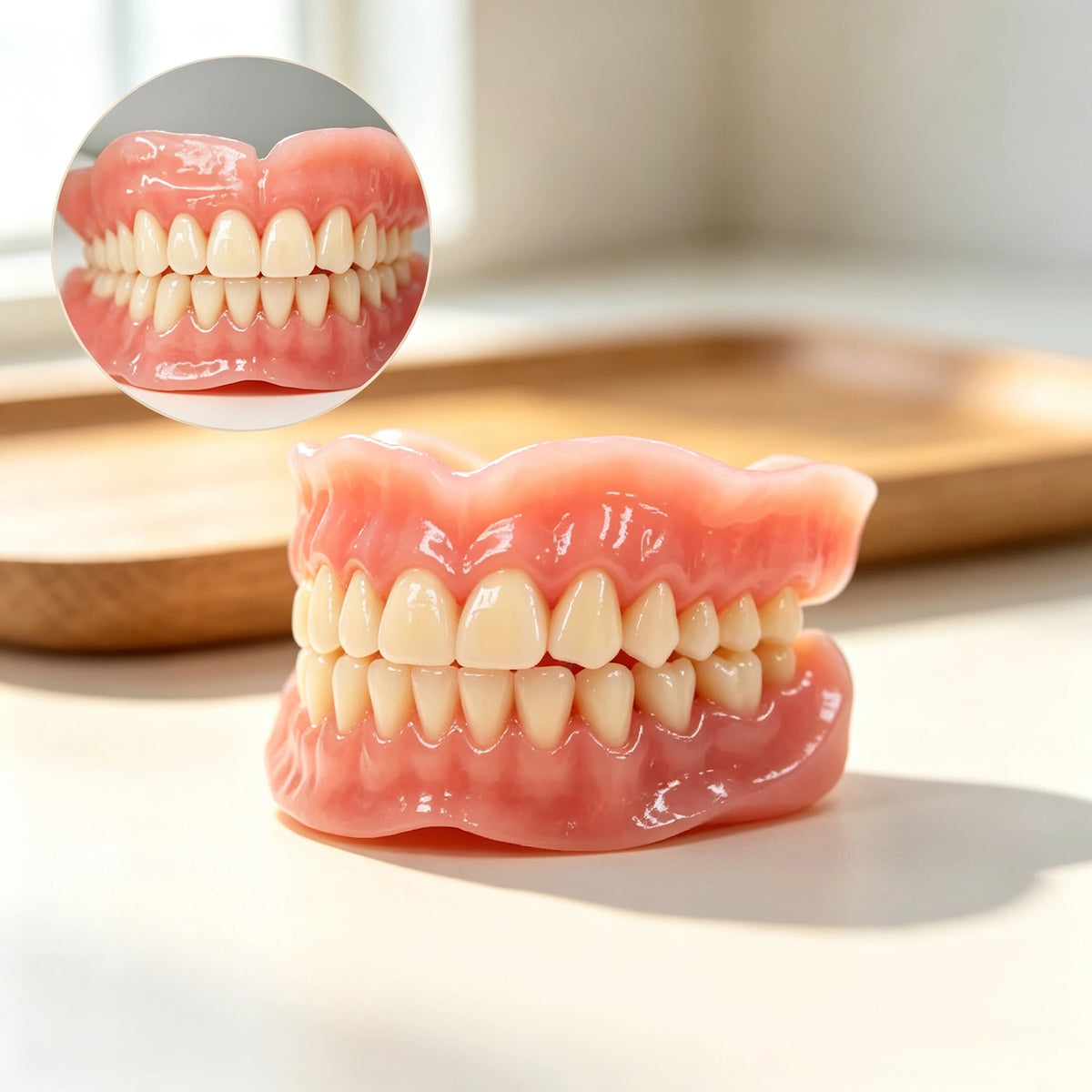 Realistic Temporary Denture Set for a Natural and Confident Smile