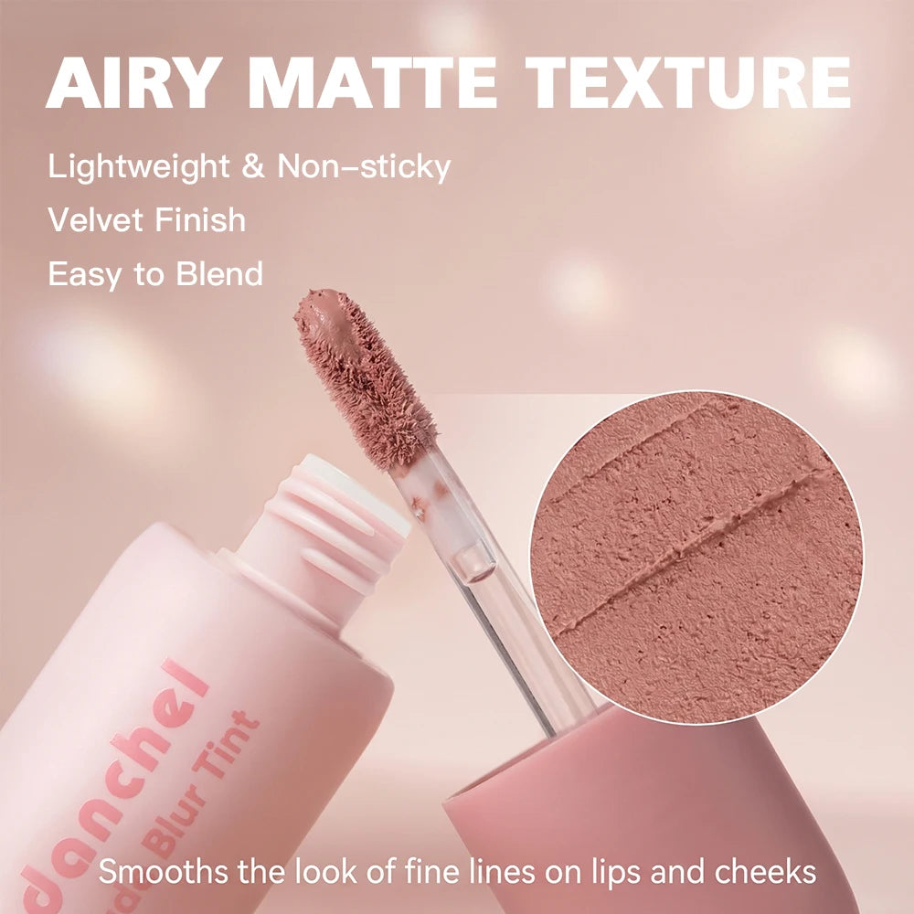 2-in-1 Velvet Matte Lip and Cheek Tint for Natural Daily Makeup - 15
