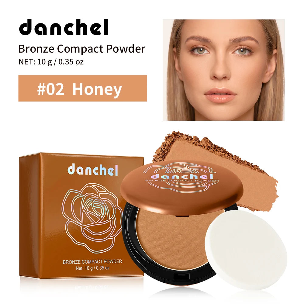 Matte Bronze Pressed Powder for Sculpted Face and Oil Control - 23