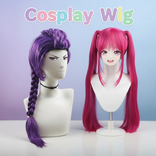 Kids Anime Character Cosplay Wig for Halloween Parties