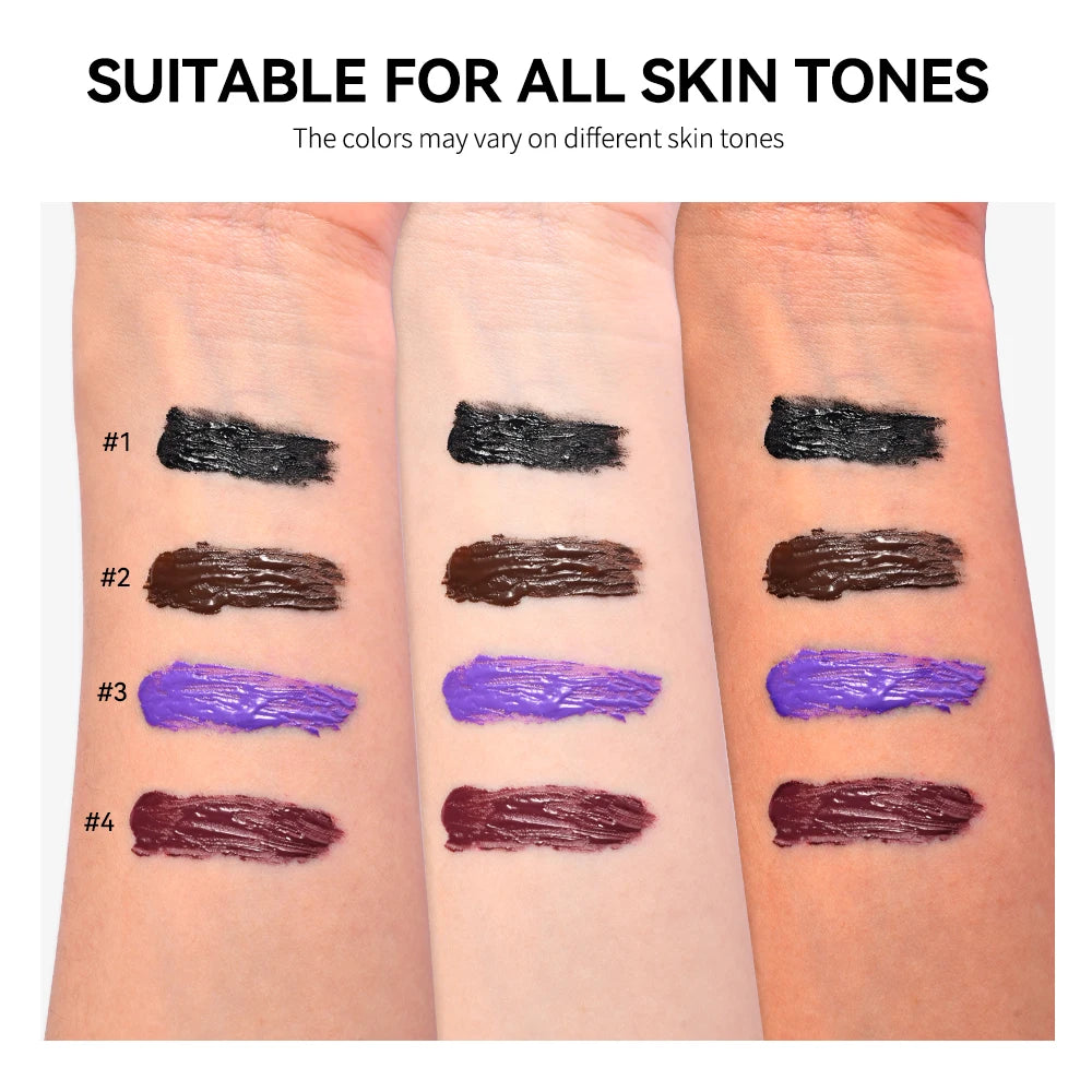 Waterproof 5D Lengthening and Volumizing Mascara for Long-Lasting Lashes