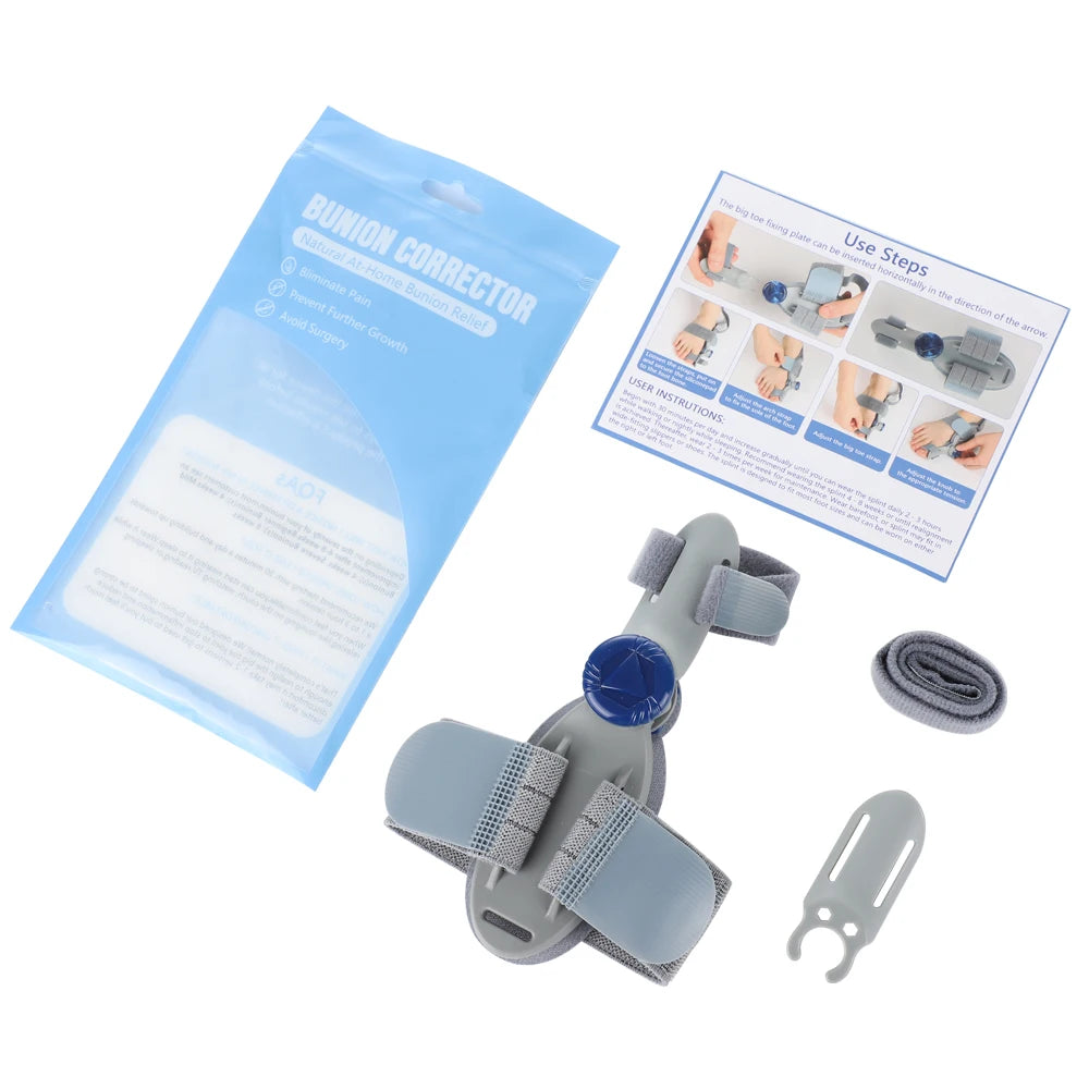 Adjustable Bunion Corrector with Knob Dial for Pain Relief and Alignment - 21
