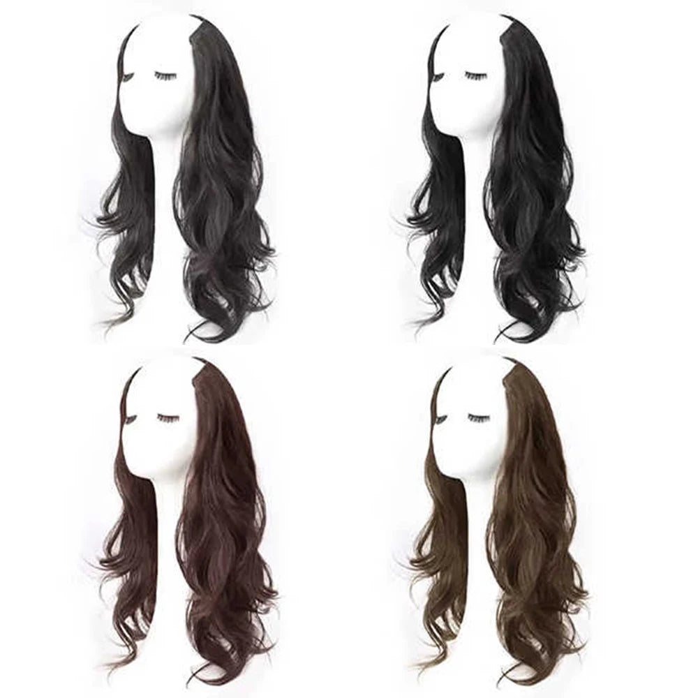 20-Inch Wavy V-Shape Clip-In Hair Extensions - 11
