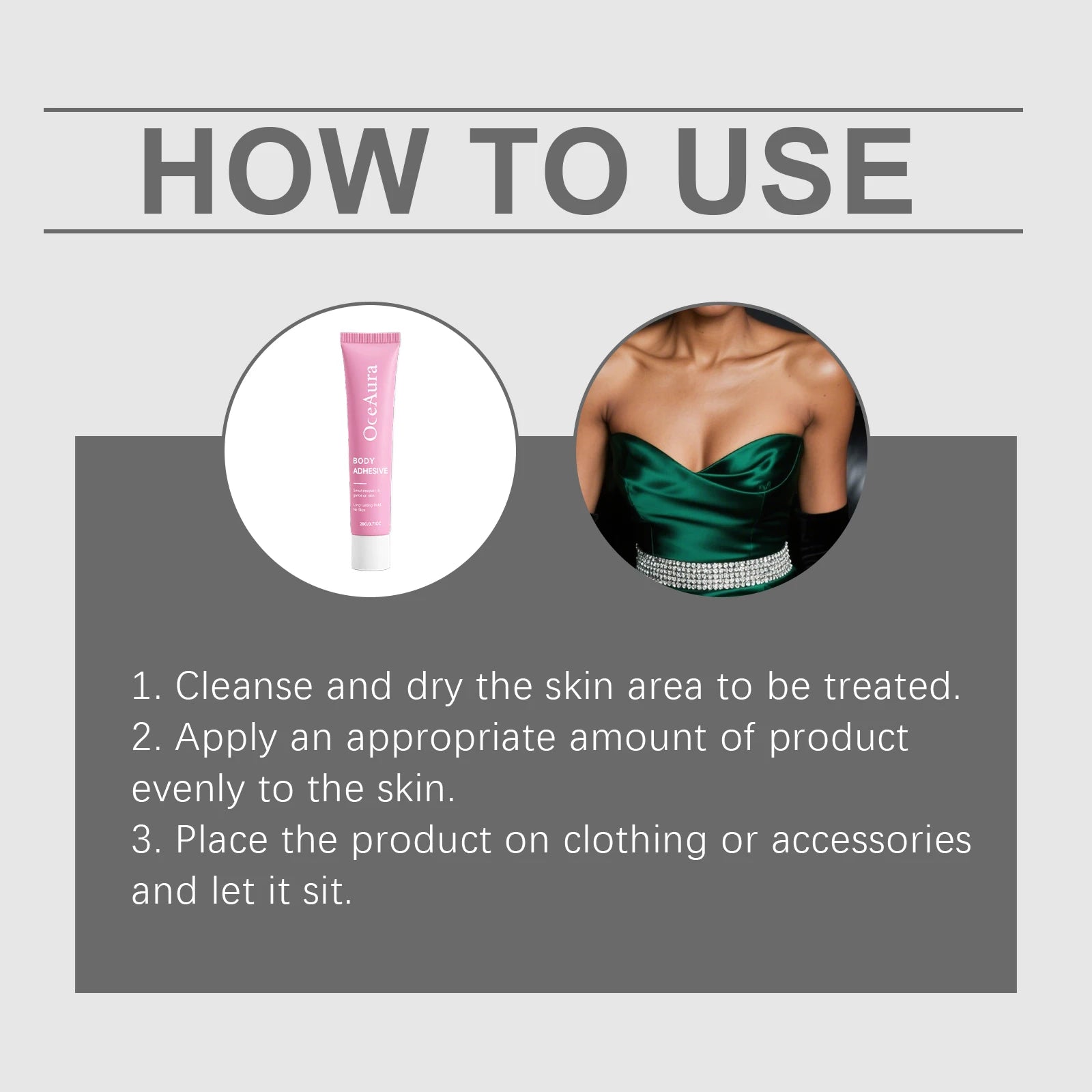 Body Adhesive for Clothing and Skin for Secure All-Day Fashion Hold - 12