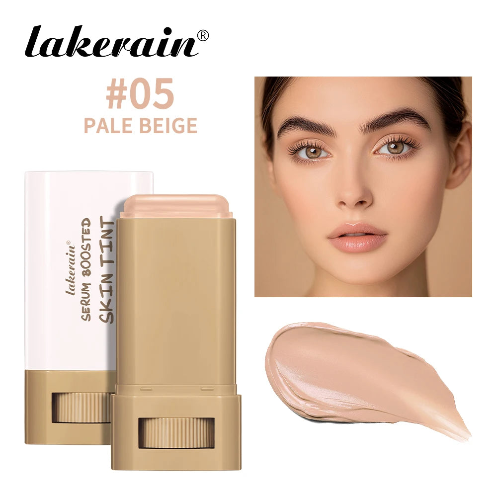 Matte Foundation Stick with Built-in Brush for Flawless Coverage - 40