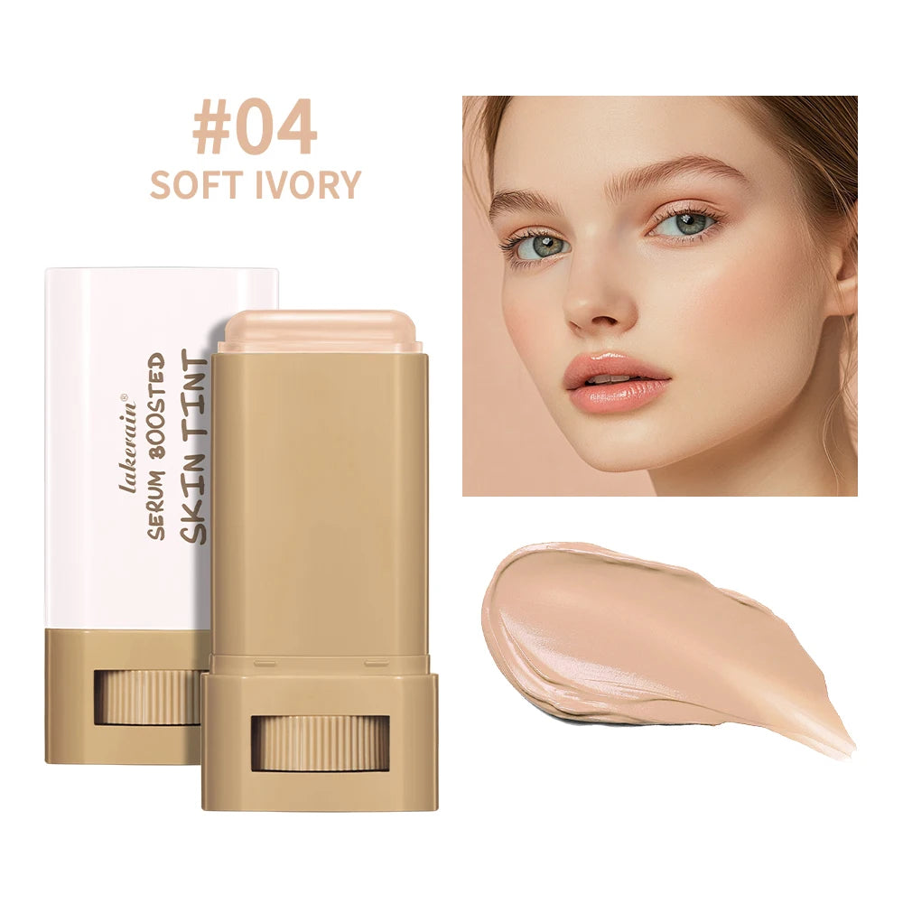 Serum-Boosted Skin Tint Foundation Stick for Radiant Hydrating Coverage - 40