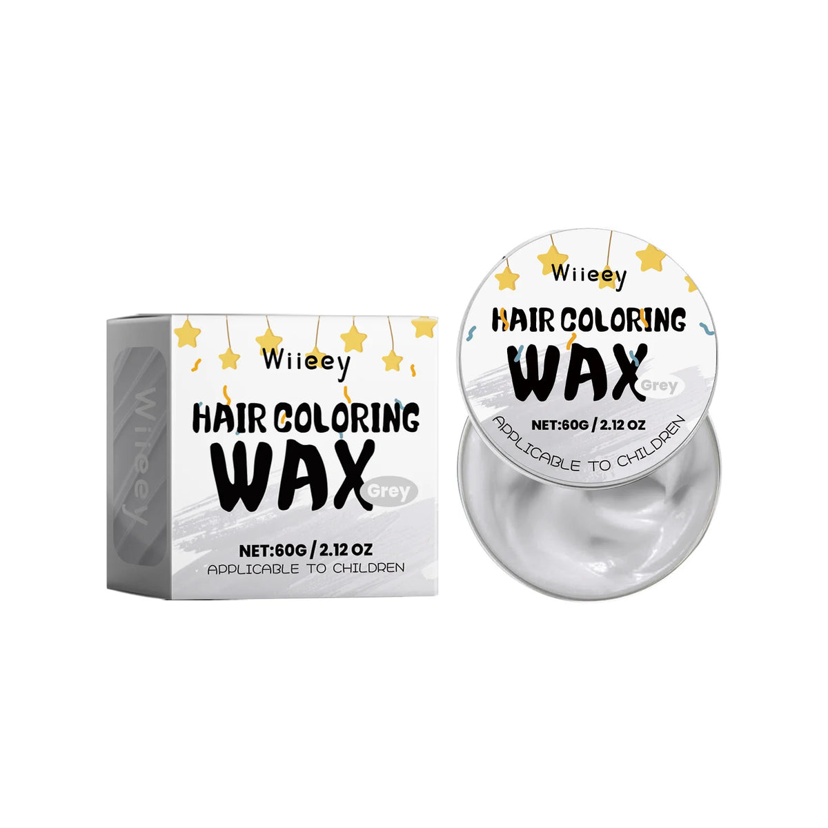 Temporary Washable Hair Color Wax for Kids and Party Styling