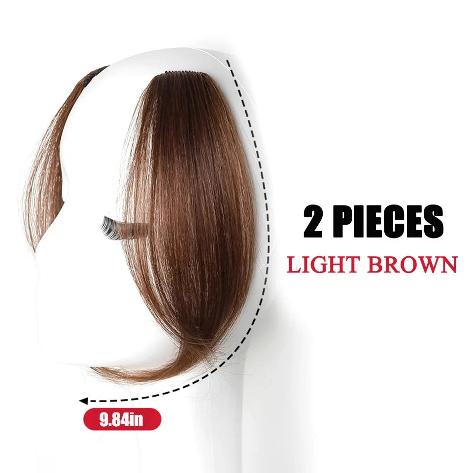 Clip-In Synthetic Hair Side Bangs for Instant Volume