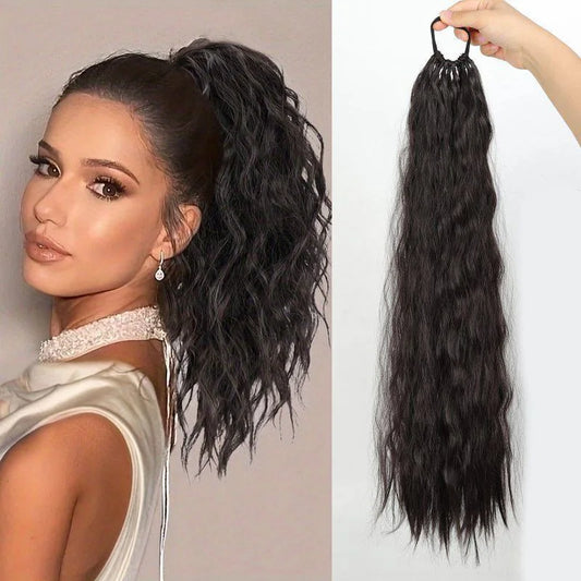 18-Inch Wavy Synthetic Ponytail Extension