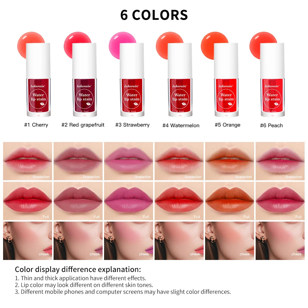 Waterproof Liquid Lip and Cheek Tint for Long-Lasting Natural Makeup - 2