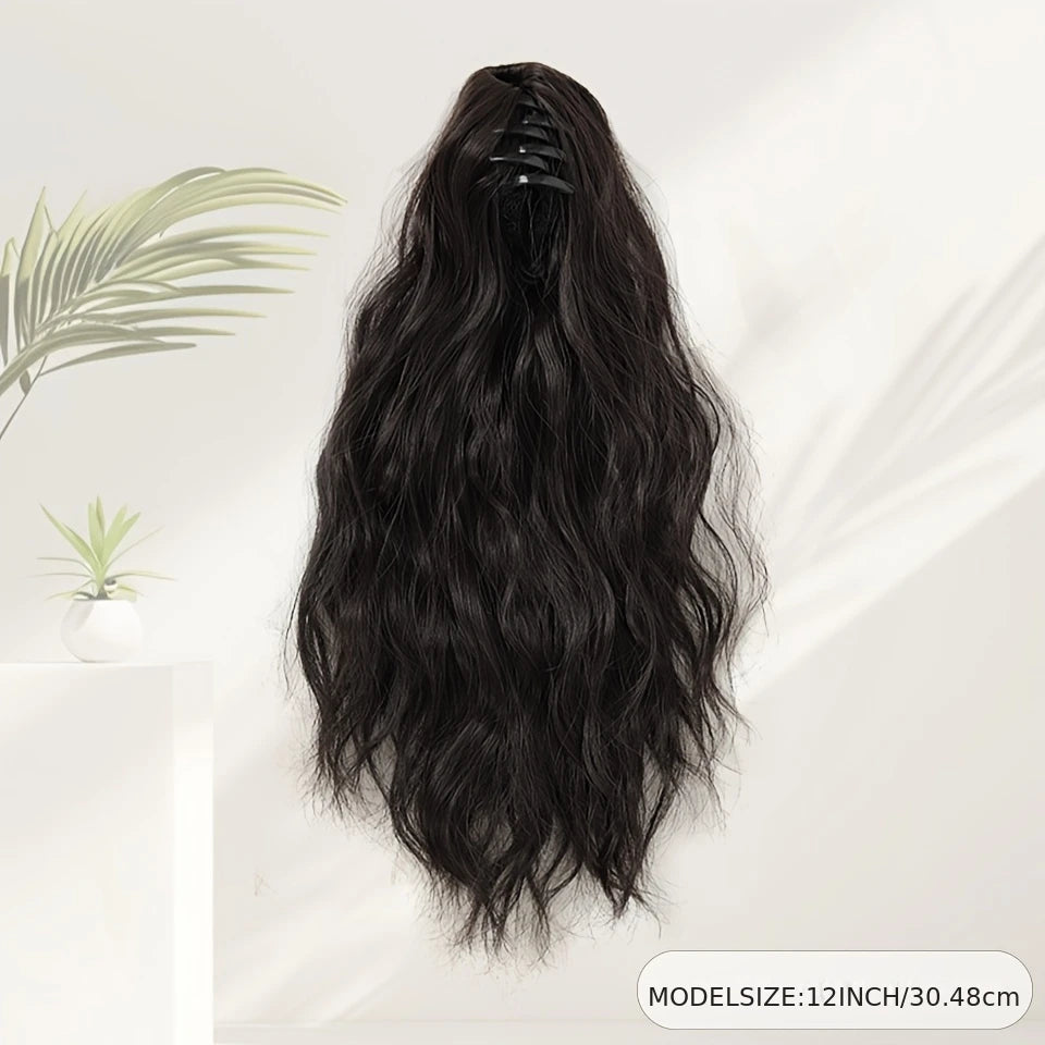 Wavy Claw Clip Ponytail Hair Extension for Daily Wear - 9