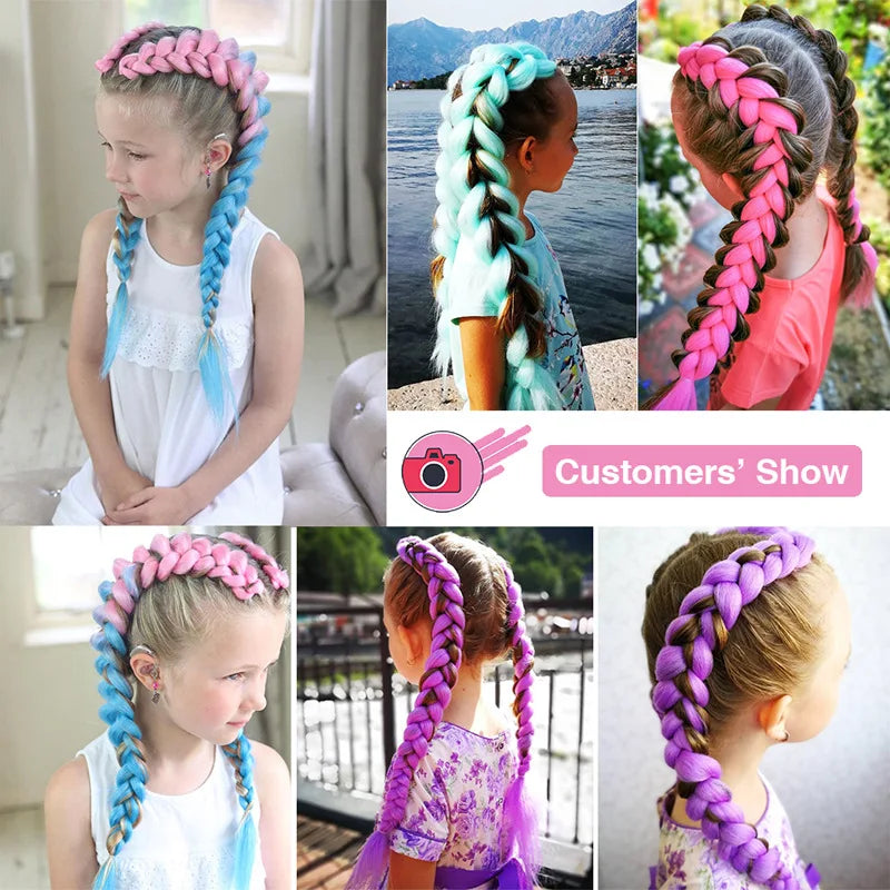 24-Inch Jumbo Braiding Hair Extensions for Long Protective Styles - 6
