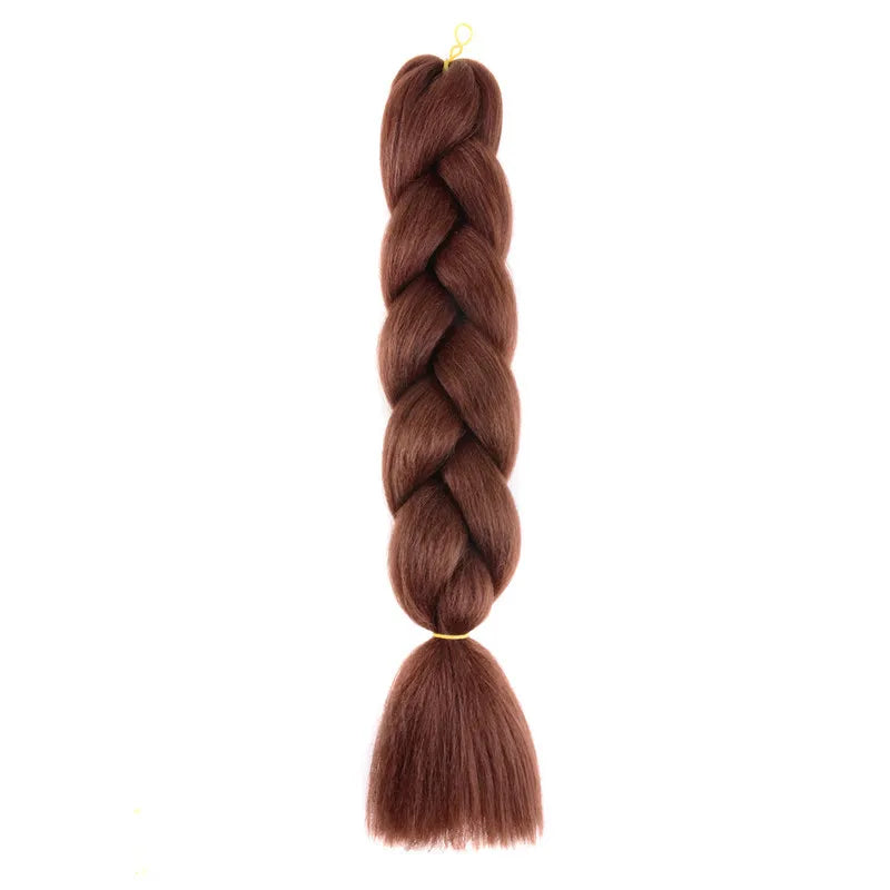 24-Inch Synthetic Jumbo Braiding Hair Extensions