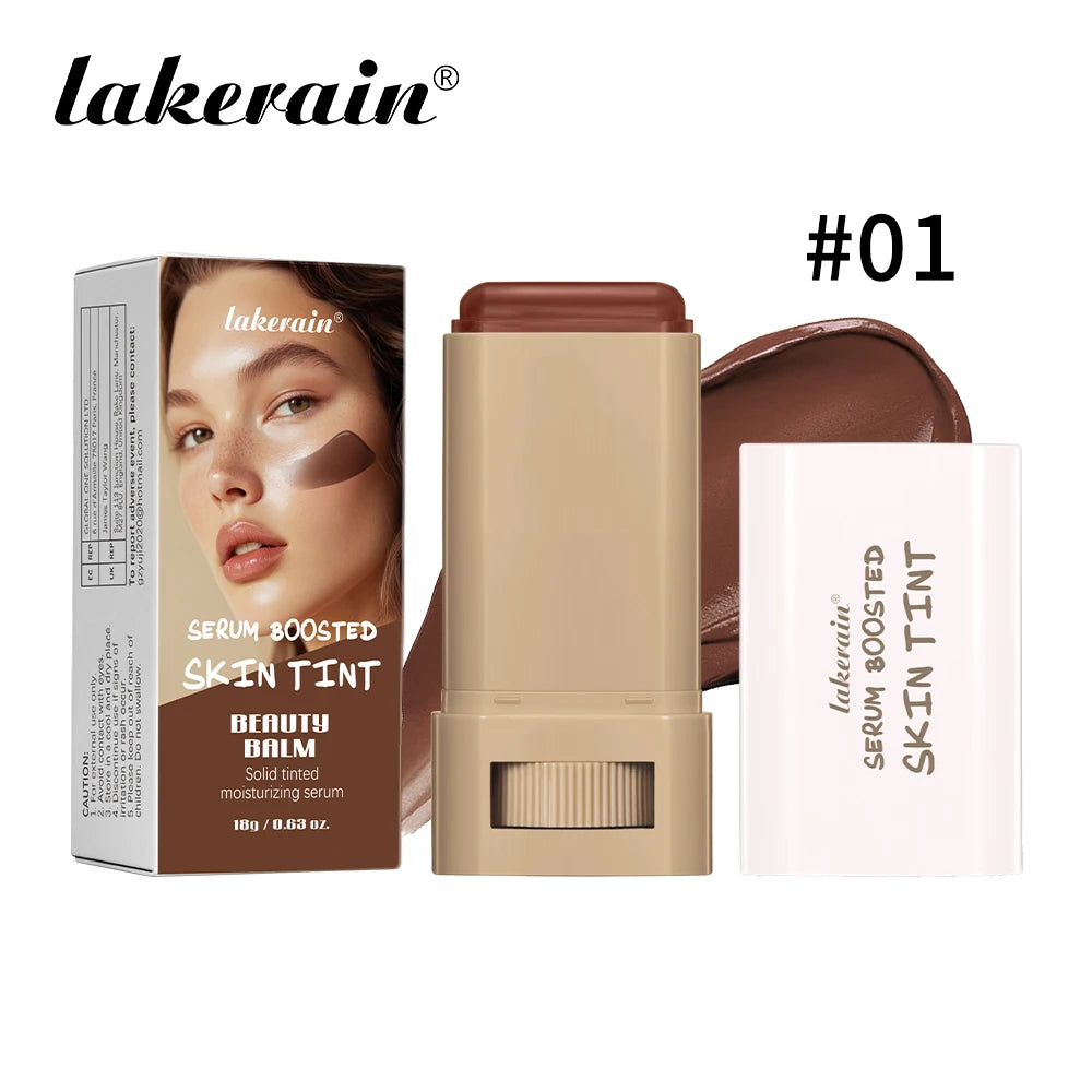 Serum Boosted Skin Tint Foundation Stick for Radiant Hydrated Coverage
