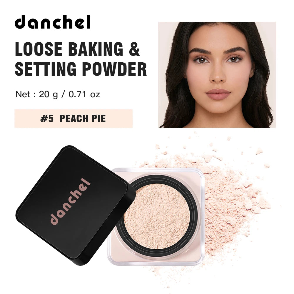 Matte Finish Loose Baking and Setting Powder for Flawless Long-Lasting Wear