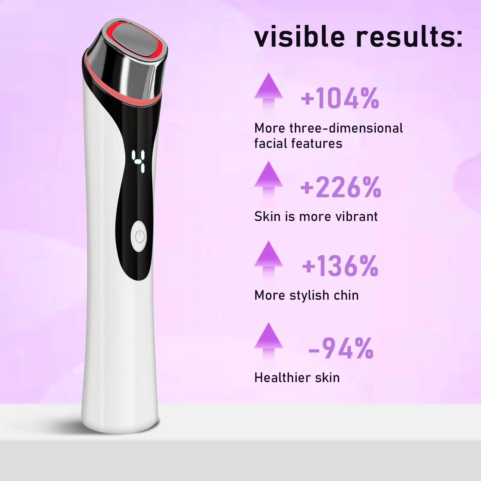 Microcurrent Facial Lifting and Skin Tightening Beauty Massager Device - 5
