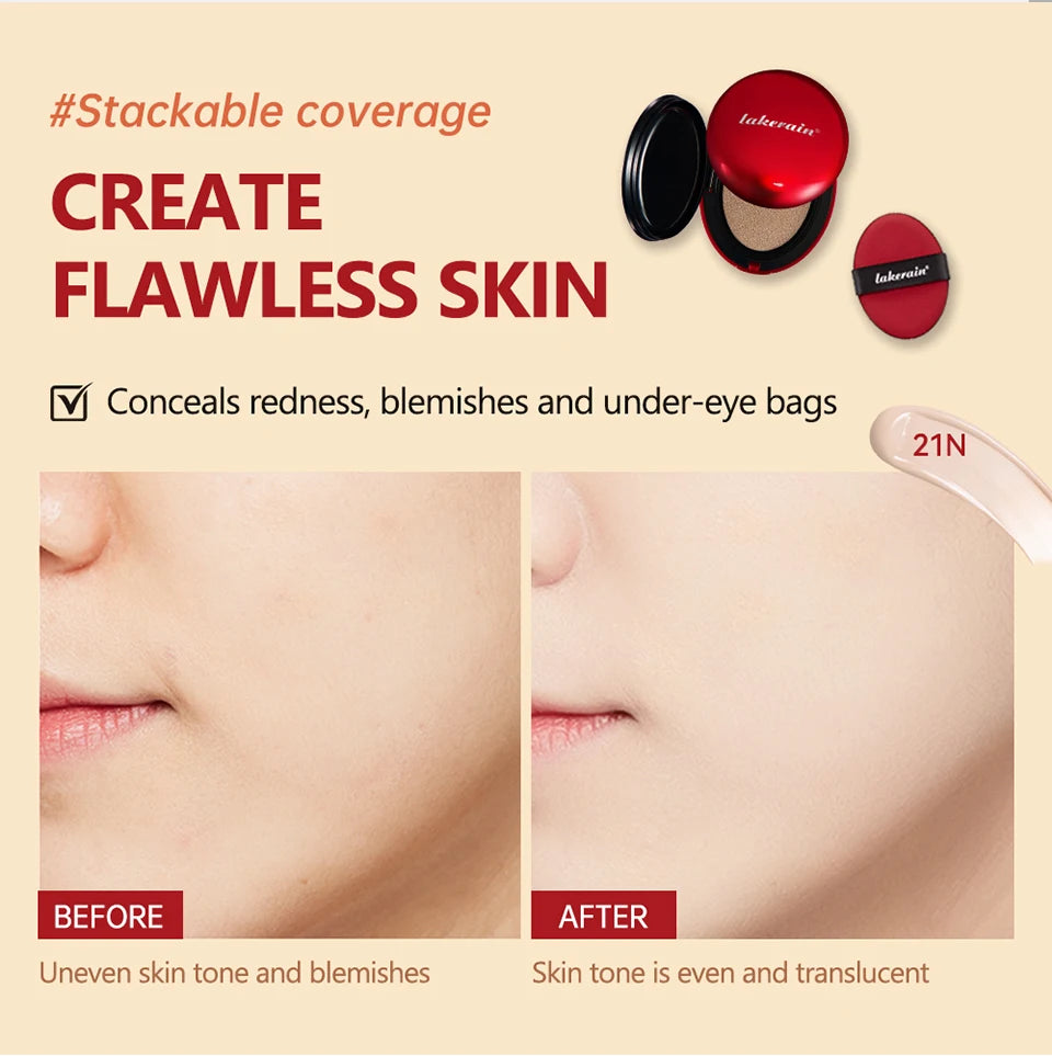 Long-Lasting Semi-Matte Cushion Foundation for Flawless Coverage - 11