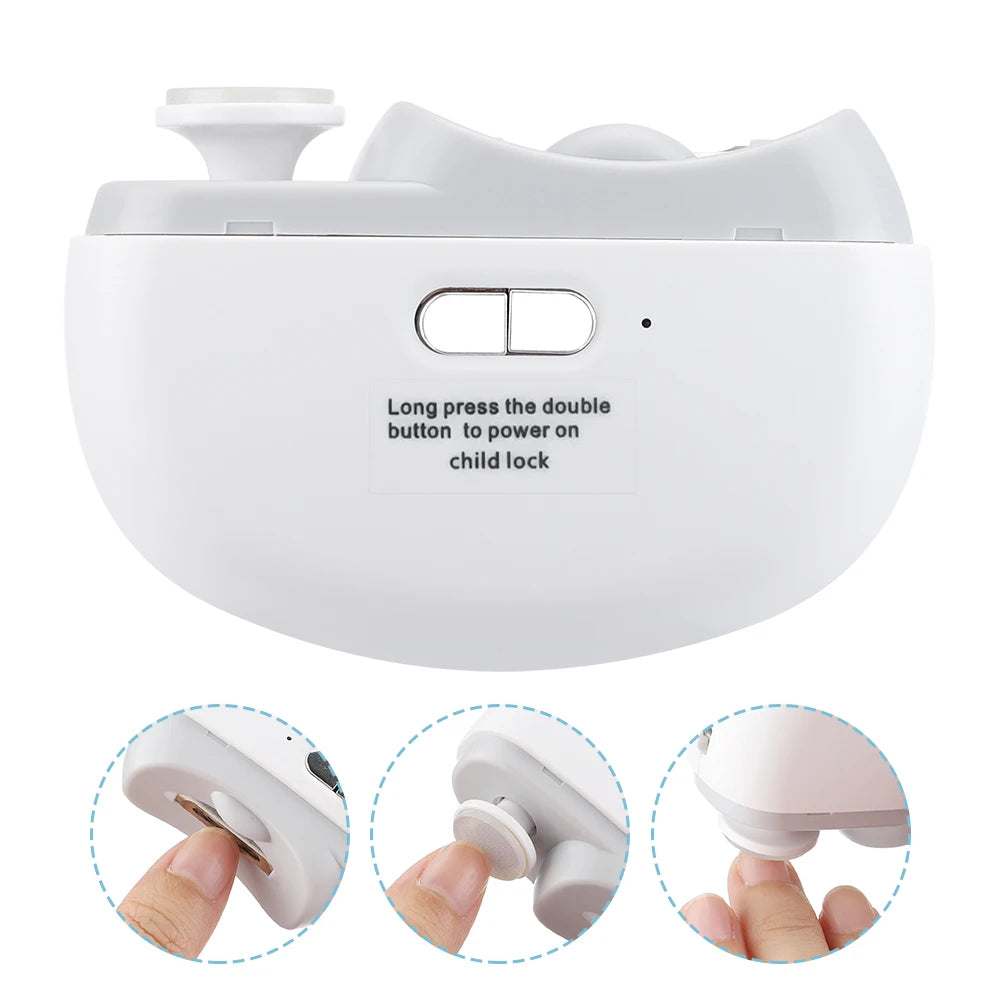 Electric Automatic Safety Nail Clipper and Trimmer for Adults and Kids