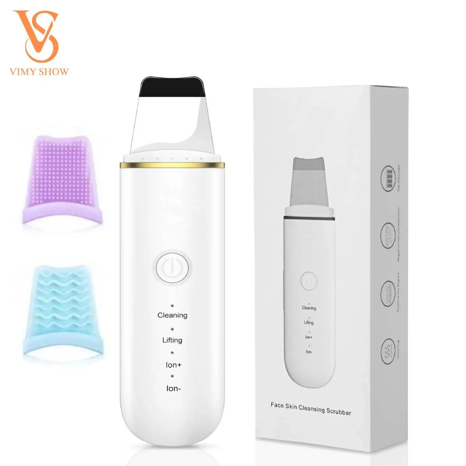 Ultrasonic Skin Scrubber Face Spatula for Deep Cleansing and Pore Care - 1
