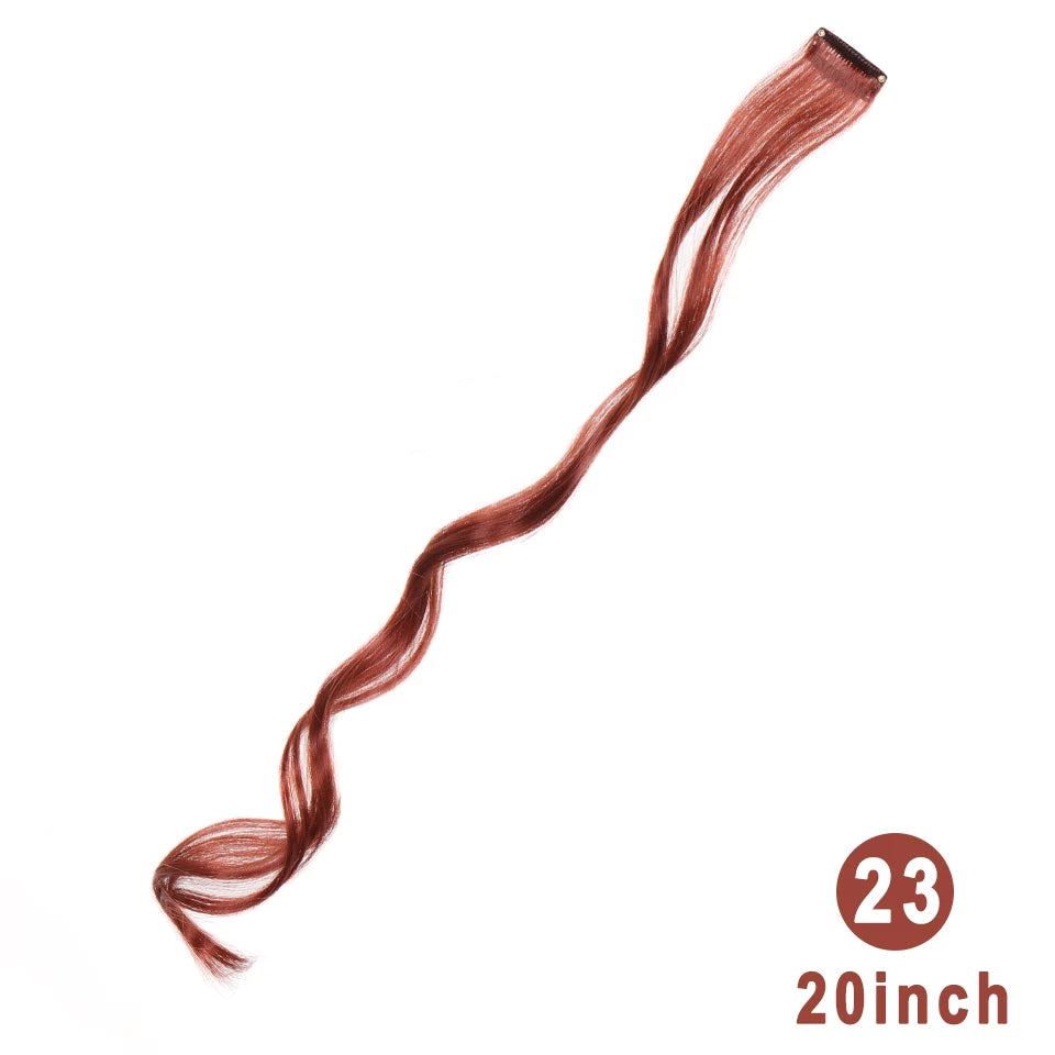 22 Inch Wavy Clip-In Hair Extensions for Daily Style and Parties