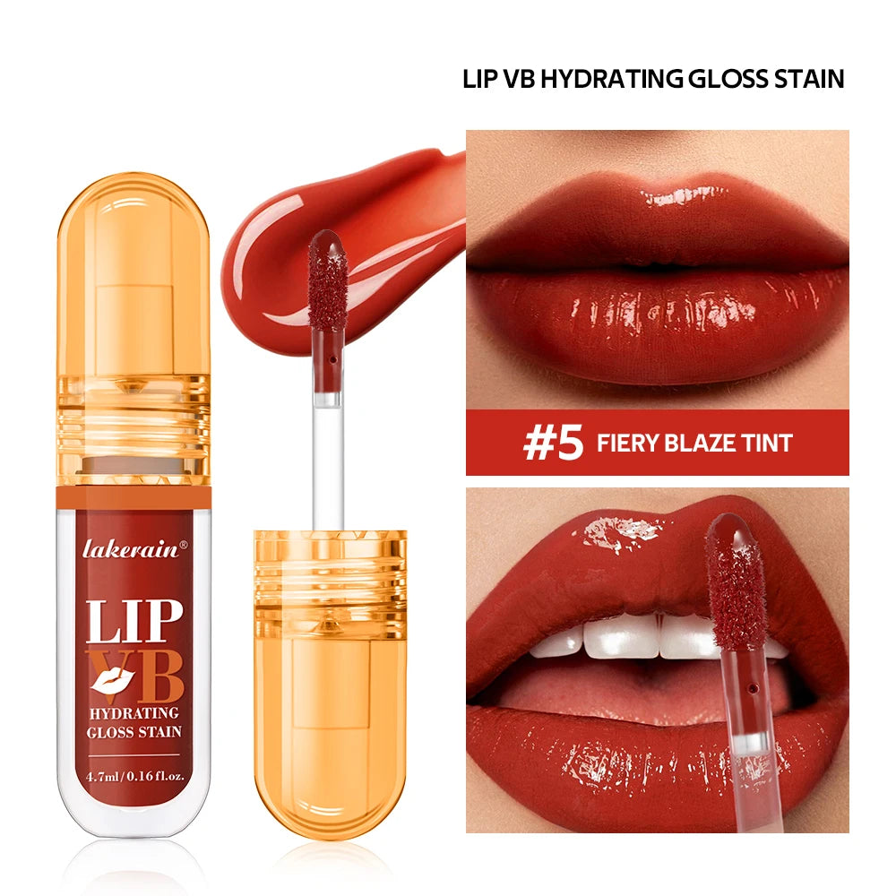 Hydrating Gloss Lip Stain with Vanilla Flavor for Long-Lasting Moisture - 22