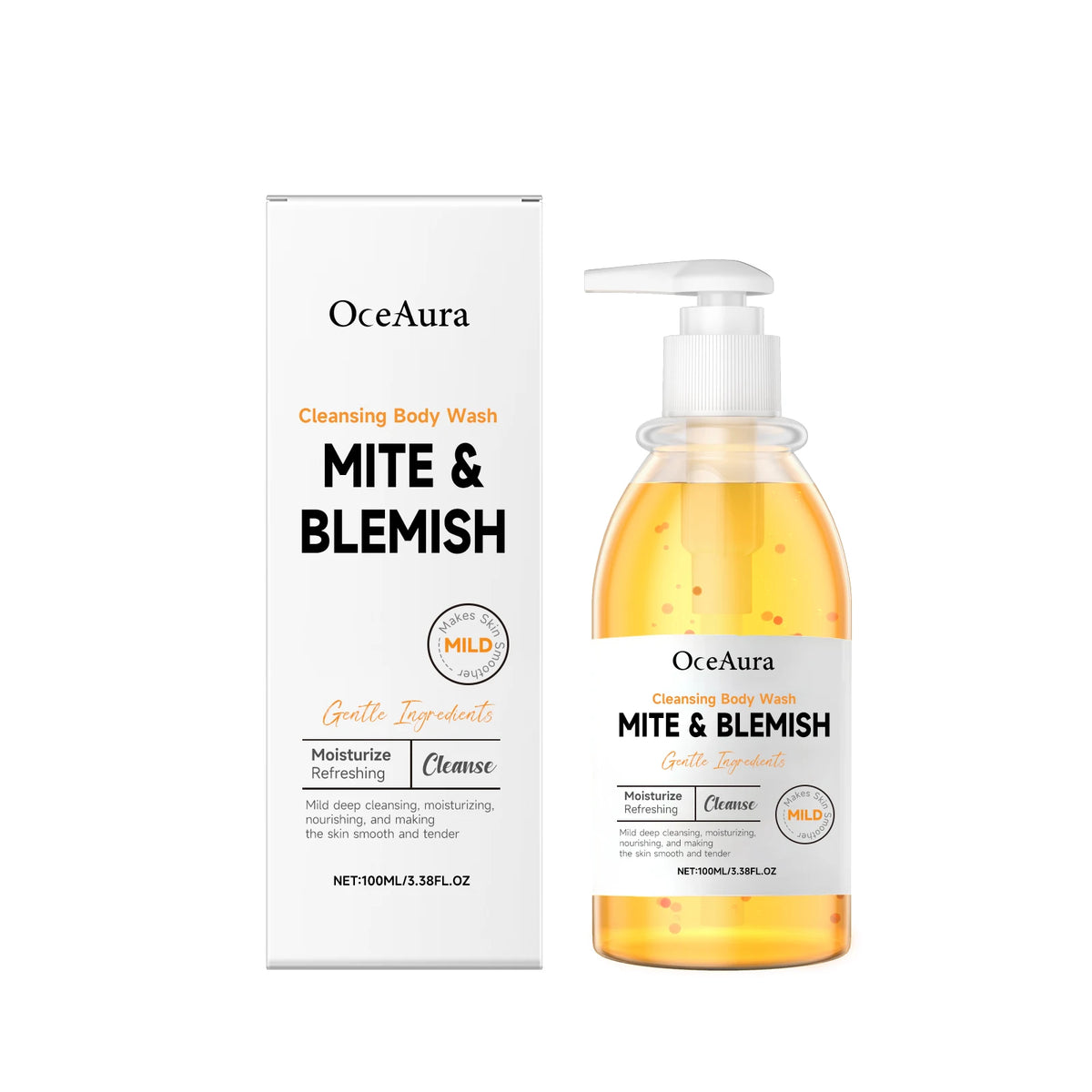 Anti-Mite and Acne Control Cleansing Body Wash for Oily Skin