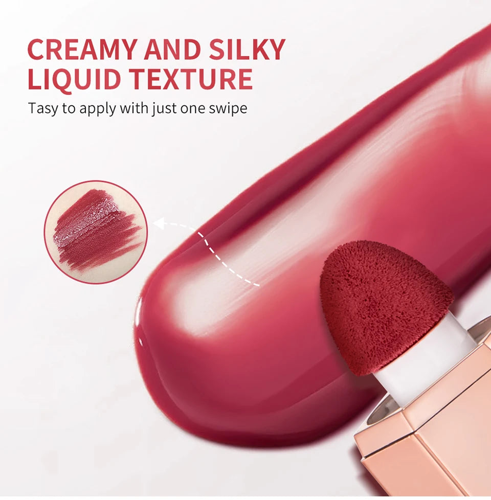 Waterproof Liquid Blush with Built-in Applicator for Natural Matte Finish