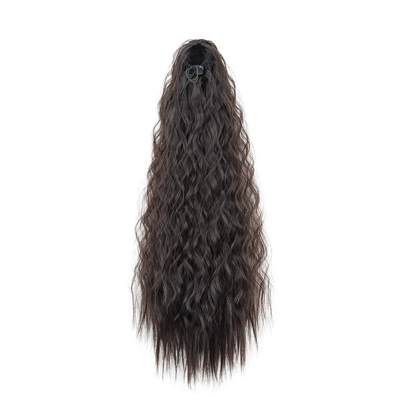 22-Inch Curly Drawstring Ponytail Hair Extension