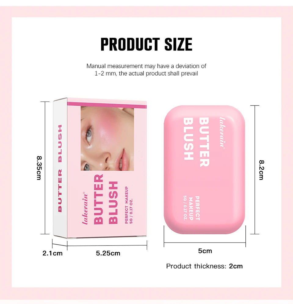 Soft Matte Butter Bronzer Powder for Sculpted and Natural Face Contouring - 28