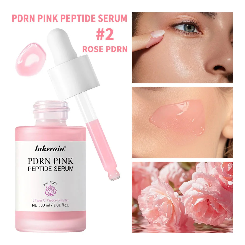 Pink Peptide Hydrating Face Serum for Radiant and Elastic Skin - 1