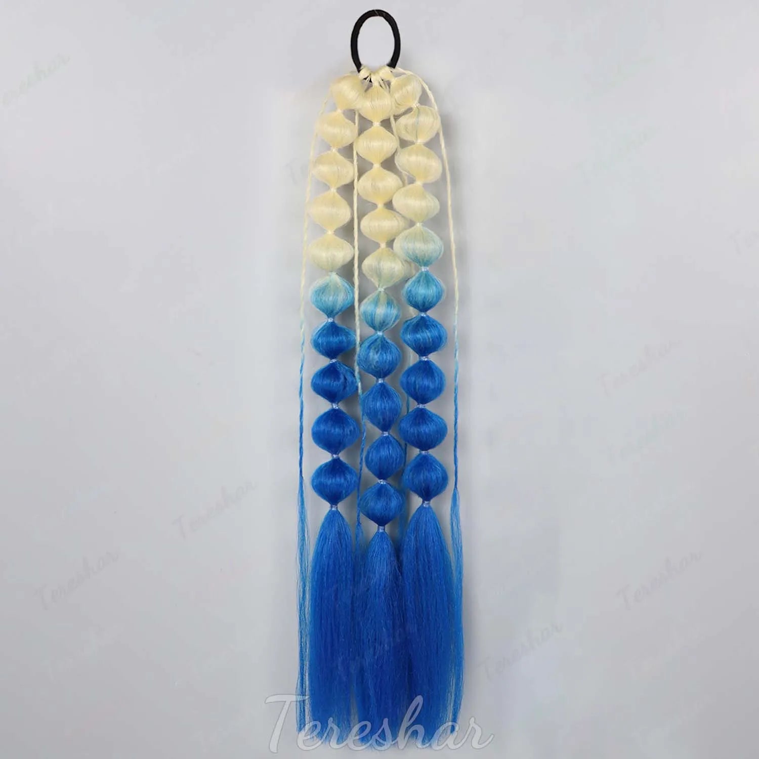 Colorful Bubble Braid Ponytail Extension for Instant Volume - 24