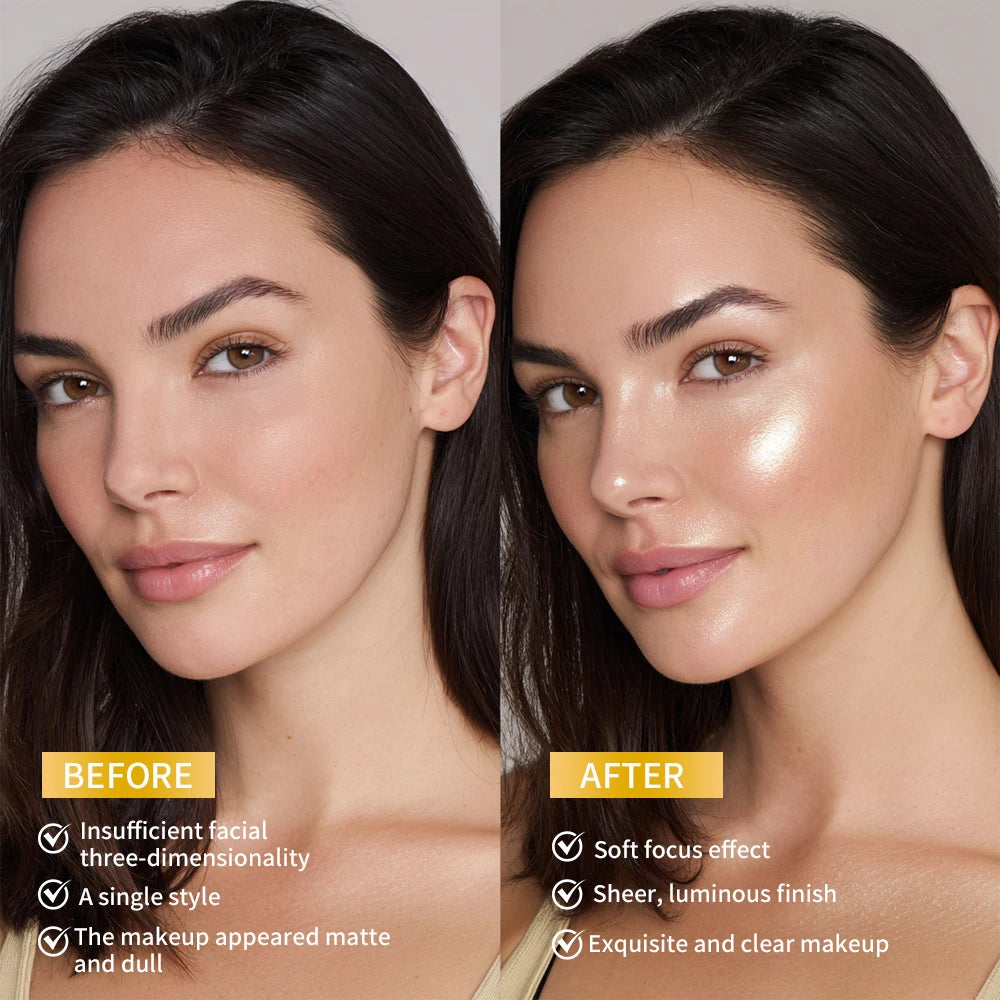 Baked Illuminator Powder for a Natural Radiant Glow and Shimmer Finish - 3
