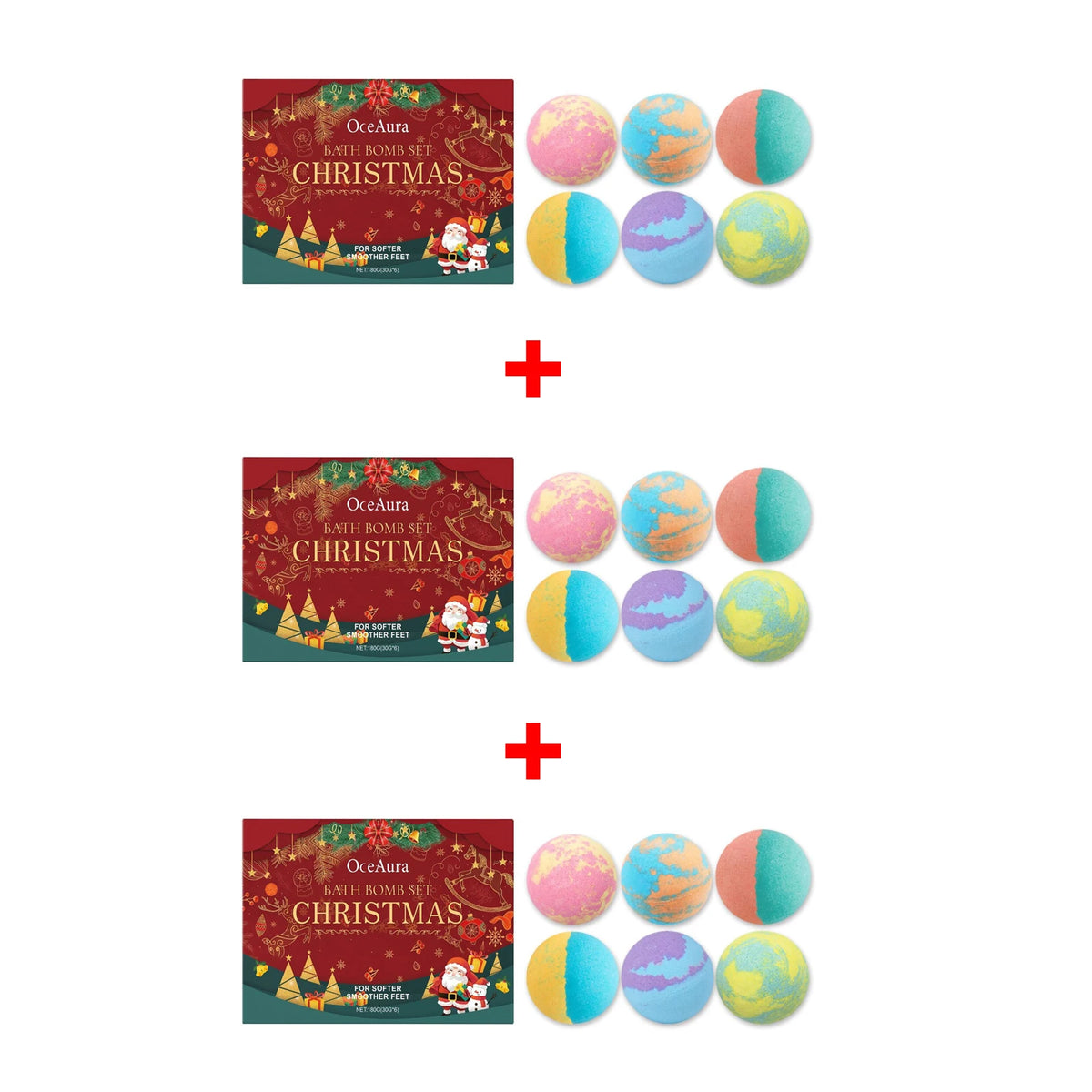 Scented Surprise Bath Bomb Gift Set for Kids and Adults